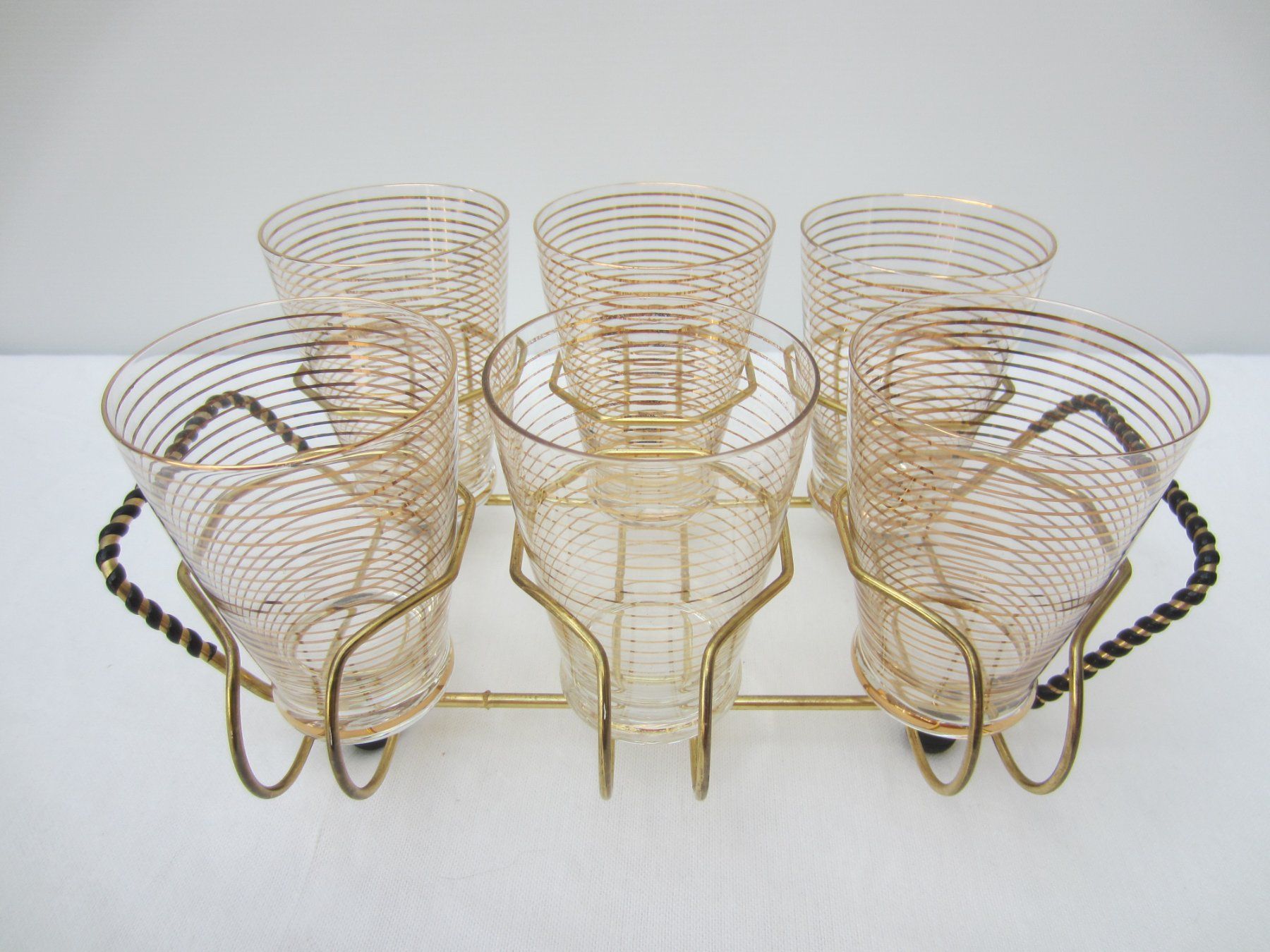 Bicchieri: 50 Jahre String Halter 6 Gläser Kult Design – Usato da Sursee venduto da Tschiger 6