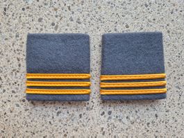 Gradabzeichen Patten Set Hauptmann Militärpolizei