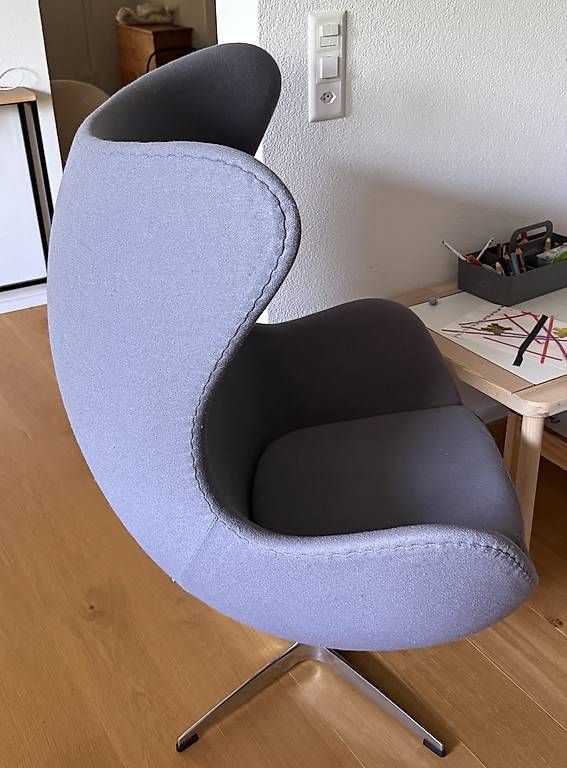 Fauteuils: Fritz Hansen Eggchair Replikat – D'occasion à Olsberg par Schutere 1