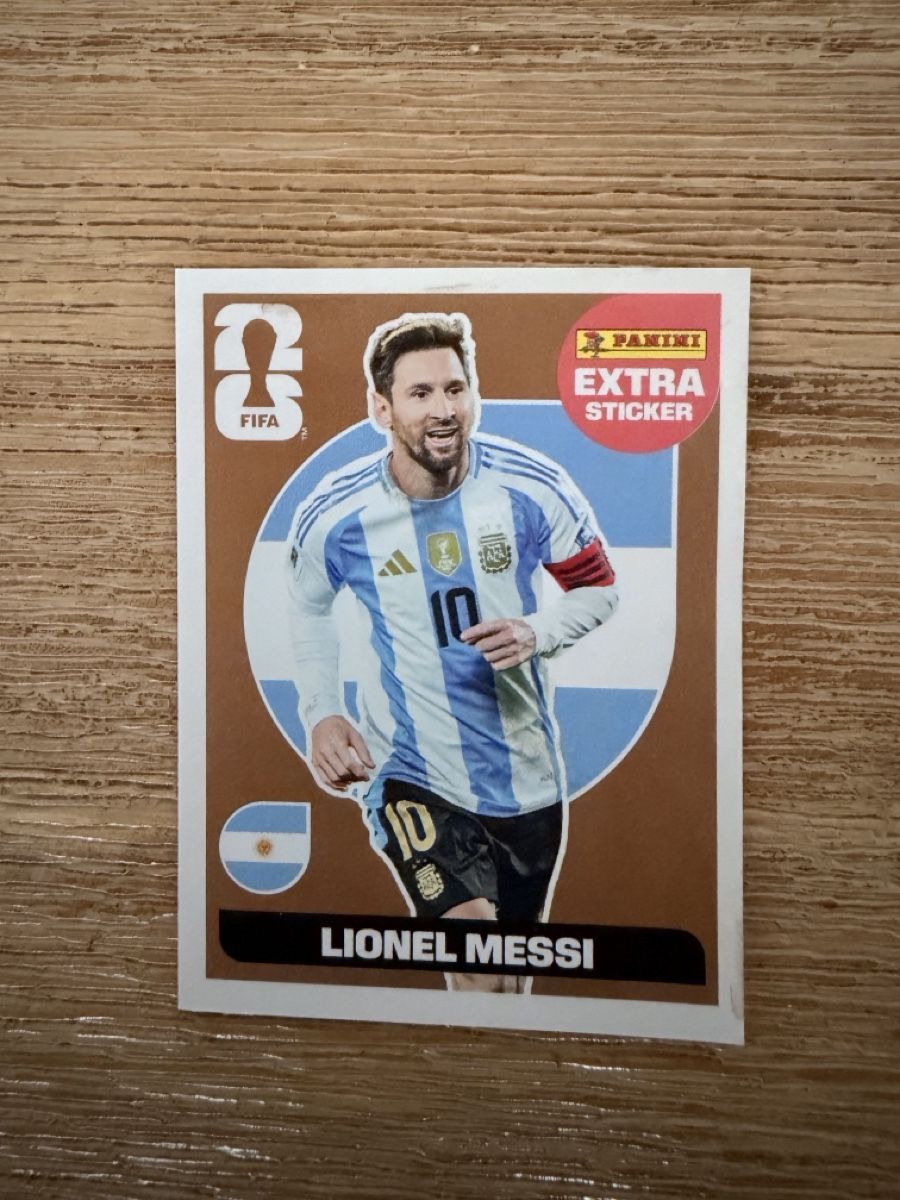 Panini Sammelbilder & Trading cards: Panini EXTRA STICKER Lionel Messi Bronze – Neu (gemäss Beschreibung) aus Zürich von illuminari