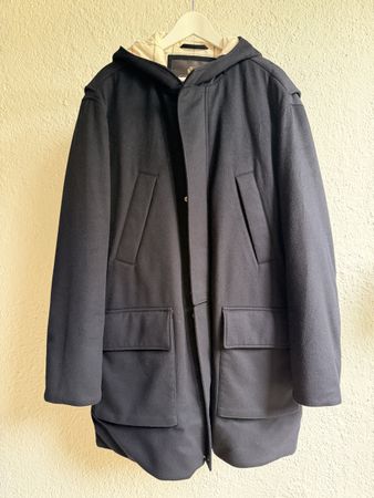 Loro Piana Canter Parka – 100 % Kaschmir – Navy – XL