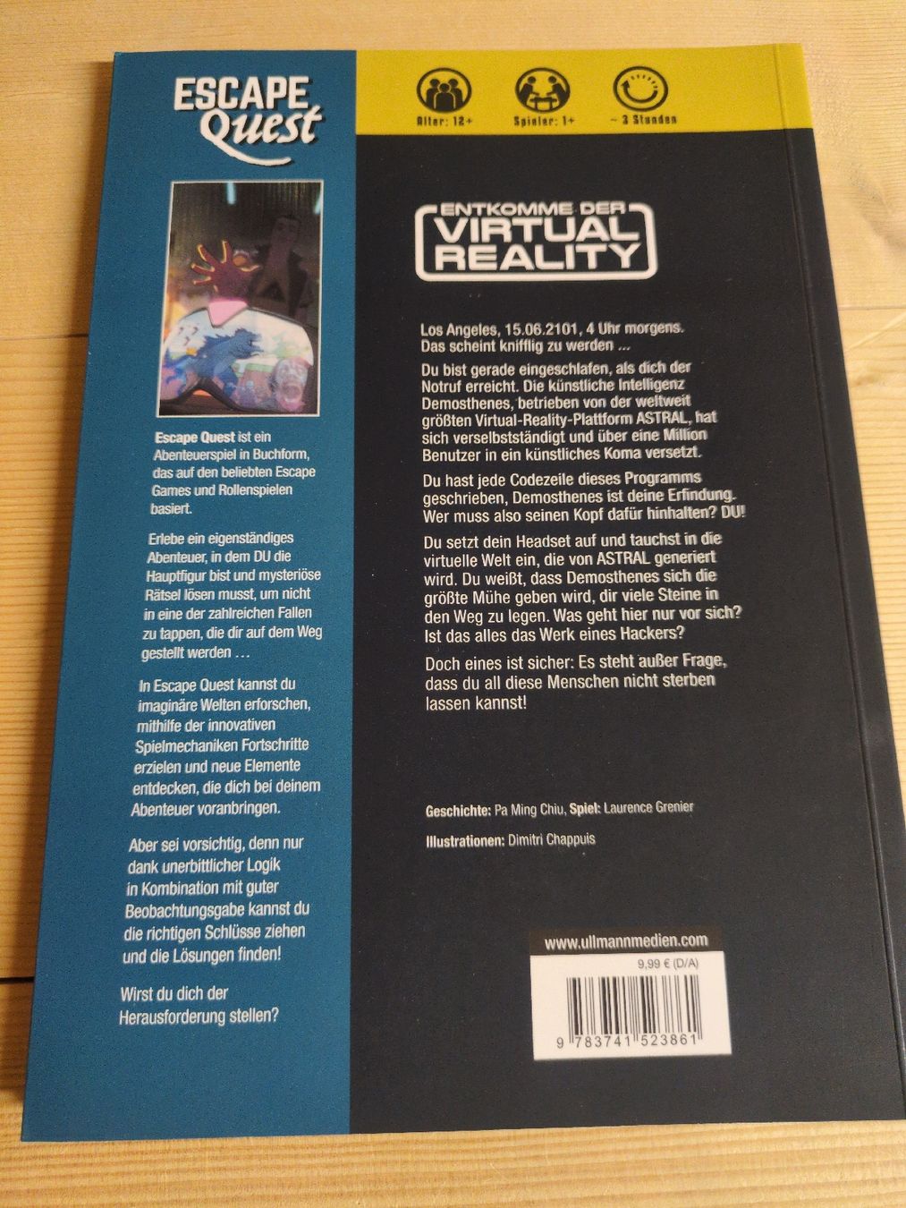 Libri: Escape Quest: Entkomme der Virtual Reality Buch neu – Nuovo (secondo la descrizione) da Fankhaus (Trub) venduto da sun_7677 1