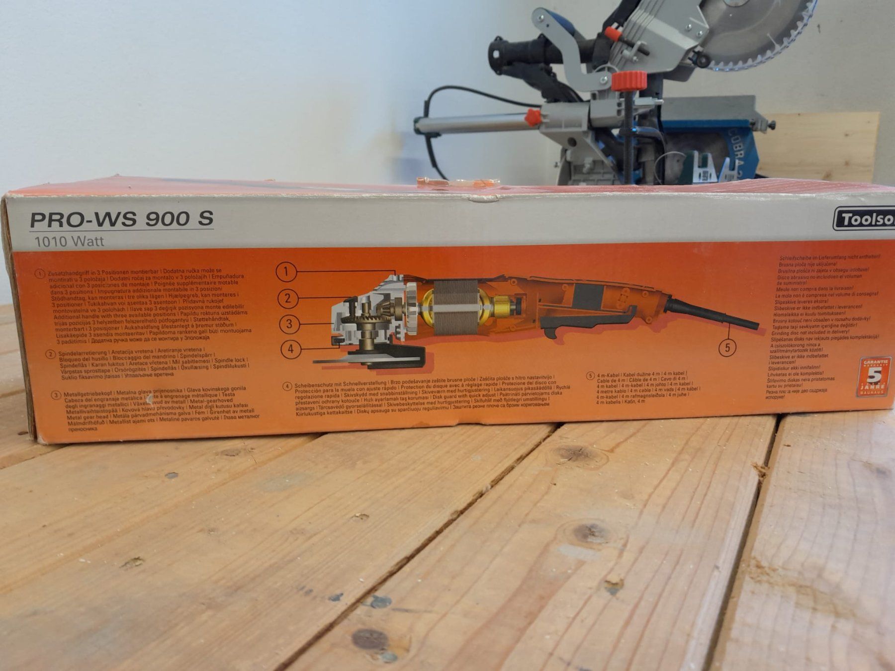 Smerigliatrici & Lucidatrici: Winkelschleifer PRO-WS 900 S Toolsen – Nuovo e nell'imballaggio originale da Hinterkappelen venduto da VreZe 1