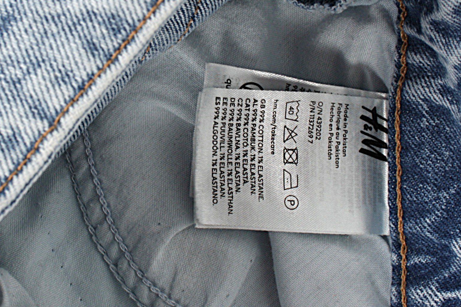 H&M Hosen: H&M Hose hellblau, Gr. 38 – Gebraucht aus Zollikofen von Restwert_Zollikofen 3