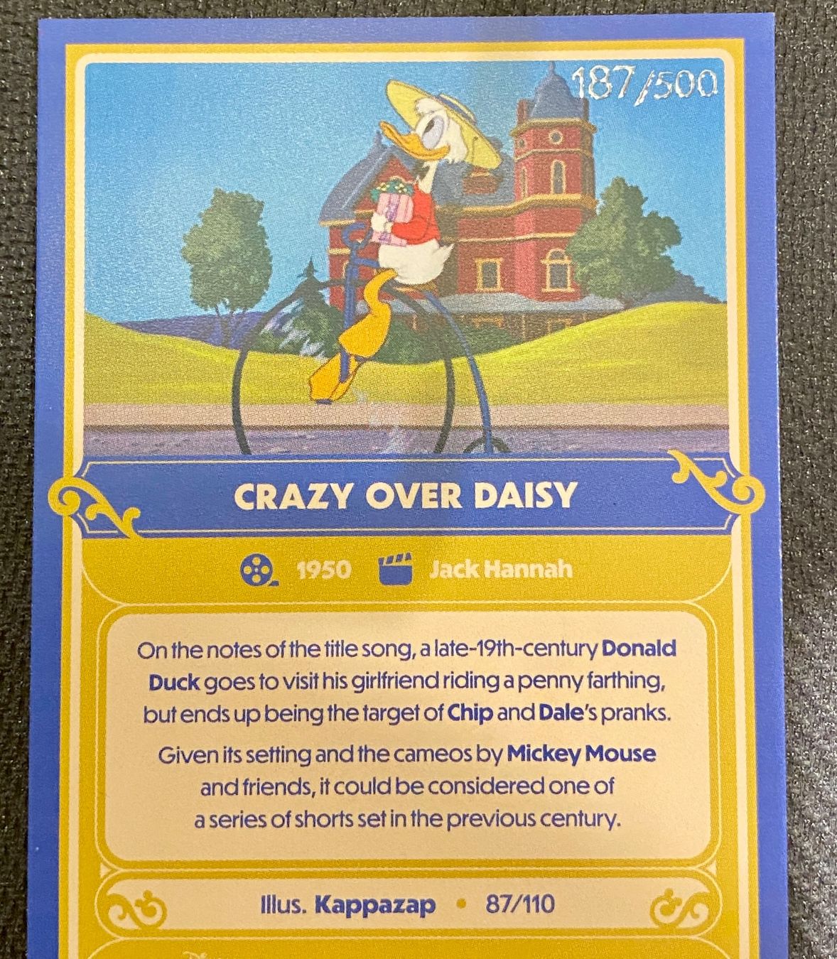 Disney Carte collezionabili: Disney Anthology Crazy Over Daisy 187/500 Glith Holo – Usato da Kriens venduto da luis__6010 3