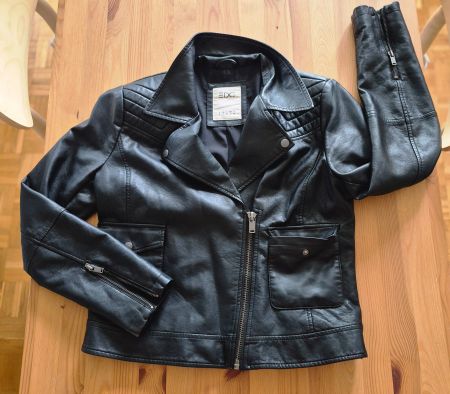EDC Kunstlederjacke schwarz, Gr L