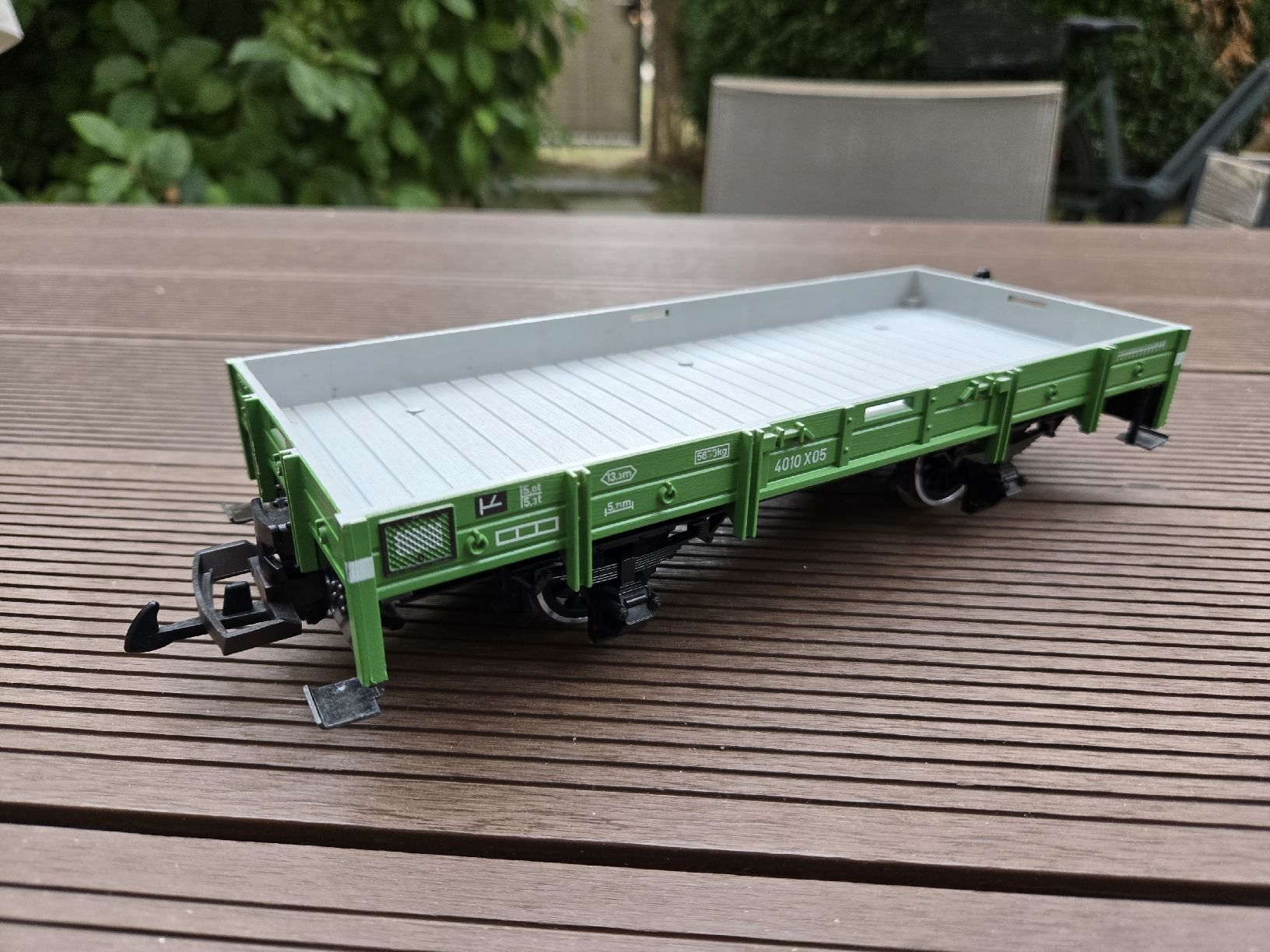 LGB Trains électriques: Wagon plat LGB 4010 vert – D'occasion à Satigny par Gatoil