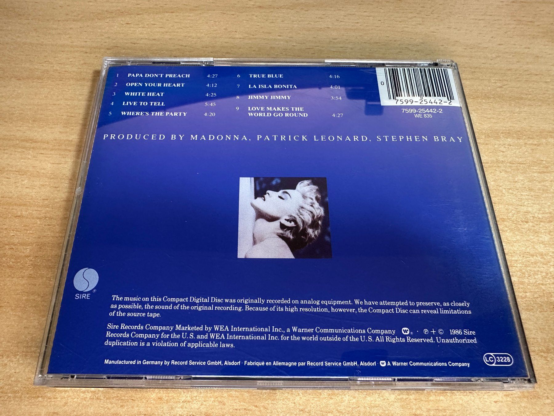 CD: B7 Madonna – True Blue – Usato da Rikon im Tösstal venduto da Alpenmutz 1