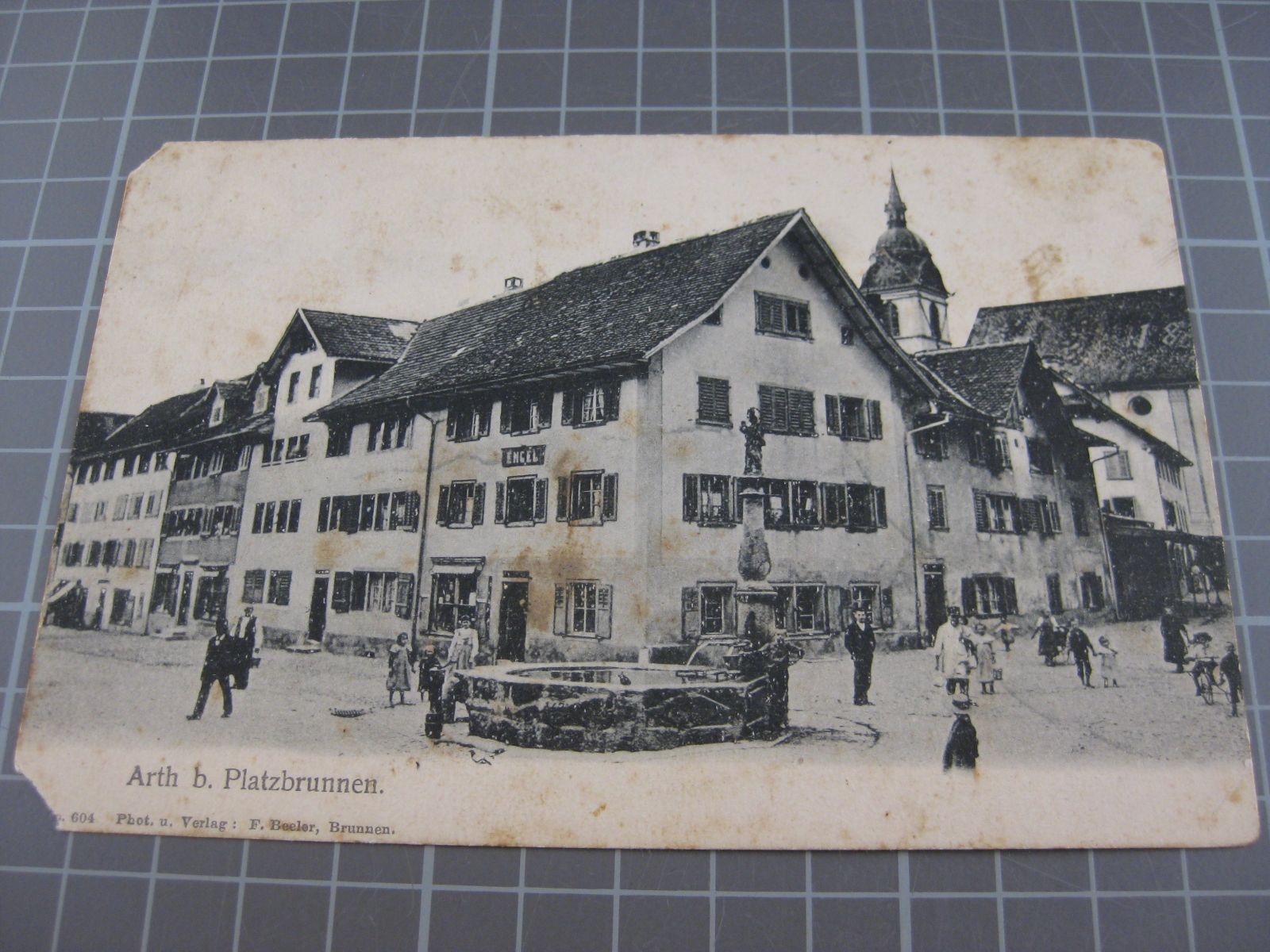Cartoline postali: AK Arth beim Brunnenplatz – Usato da Malters venduto da Marosko