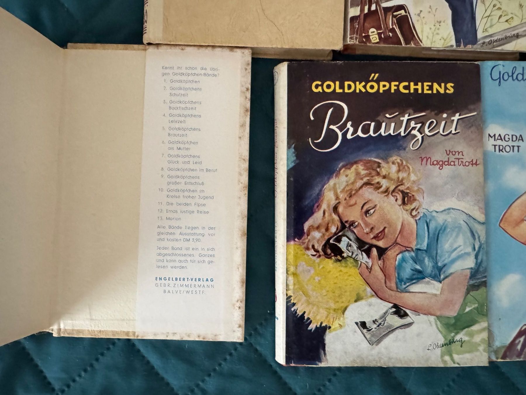Libri: Magda Trott: Goldköpfchen (7 Bände -->1-7) – Usato da Gockhausen venduto da Porcini56 1