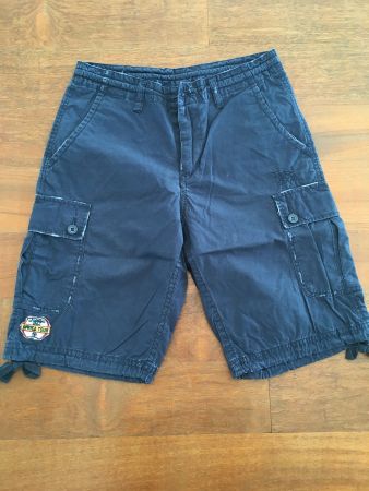 Bermuda bleu marine, taille 128