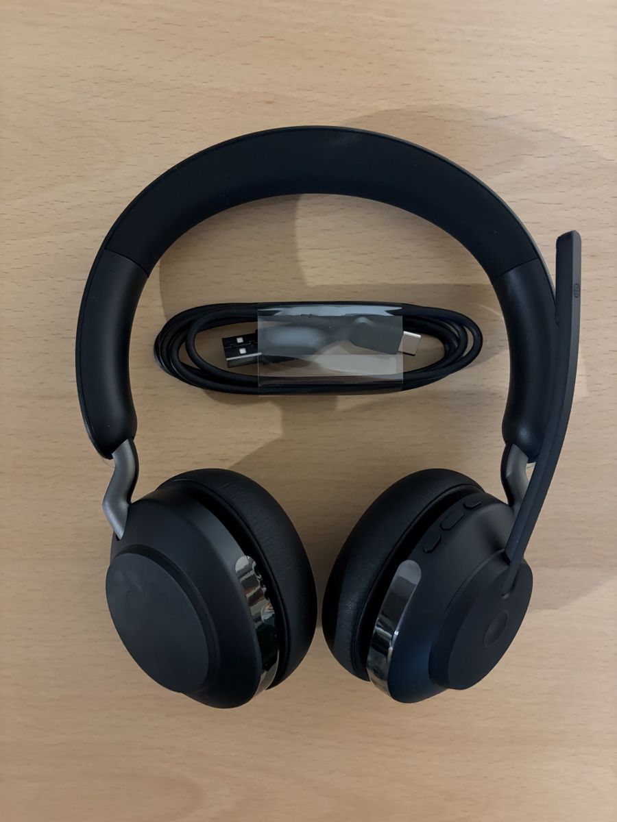Jabra Cuffie: Casque Jabra Evolve2 65 USB-A, noir, neuf – Nuovo e nell'imballaggio originale da Gollion venduto da nh1_l5p8 1