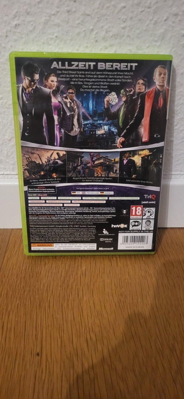 Microsoft Giochi: Xbox 360 - Saints Row 3 – Usato da Münsingen venduto da Heroism2010 1