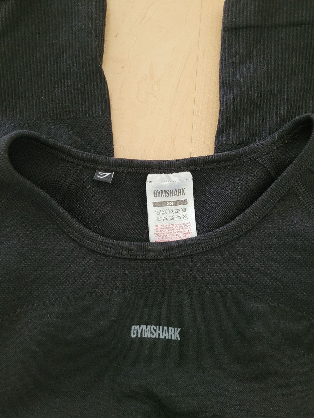 Gymshark Top: Gymshark Langarm Oberteil Schwarz, XS – Usato da Zürich venduto da cas_h8ty 3
