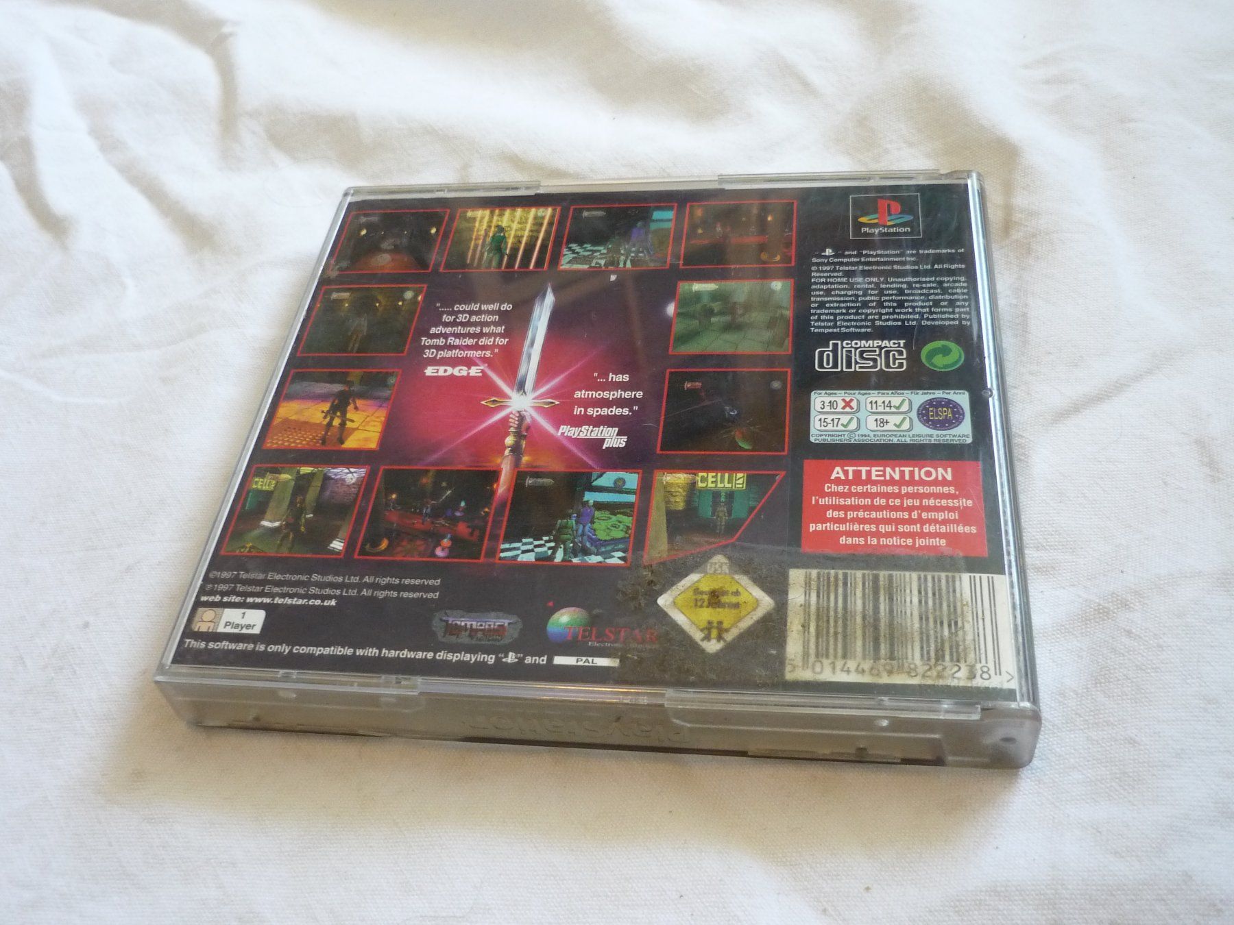 Sony Giochi: Videospiel - PS1 Playstation - Excalibur – Usato da Beringen venduto da zzRegal 2