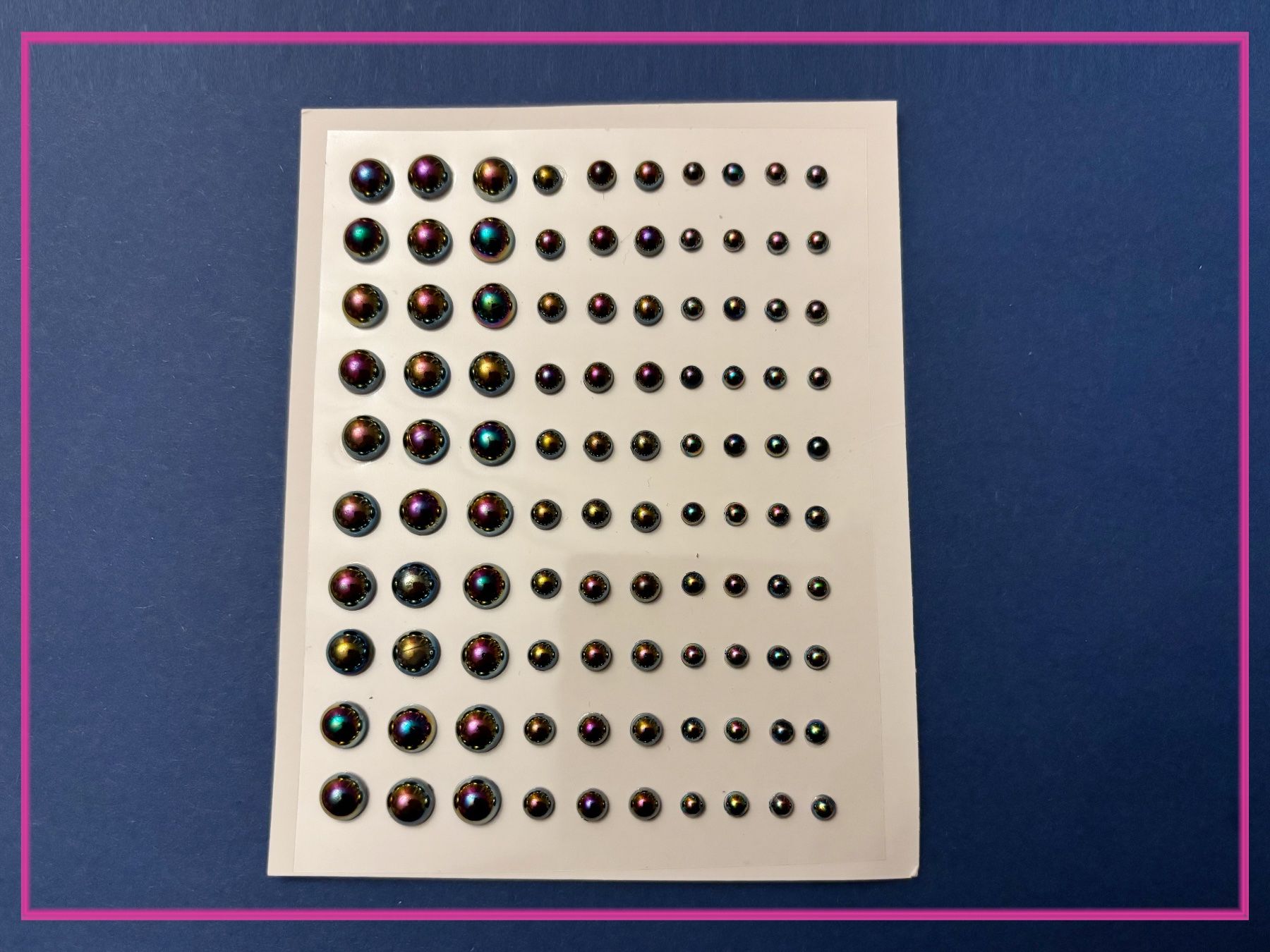 Autocollants: dunkle Regenbogen - Perlen - Aufkleber Blattgrösse 9,5x7cm – Neuf avec emballage d'origine à Frenkendorf par jazzplatten