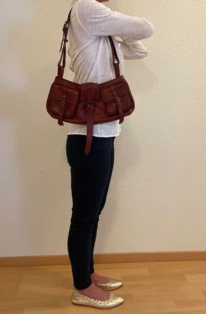 BURBERRY PRORSUM Hand/Umhängetasche in Leder