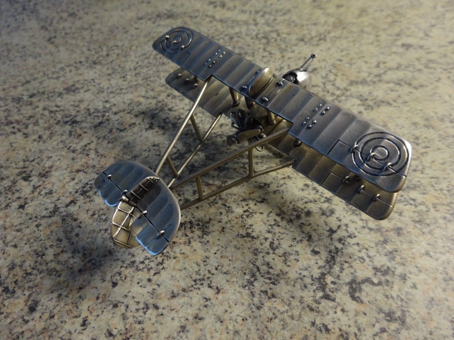 Kit di modellismo & Modellini statici: Doppeldecker Flugzeug / 800 Silber – Usato da Esslingen venduto da eintagammeer 8