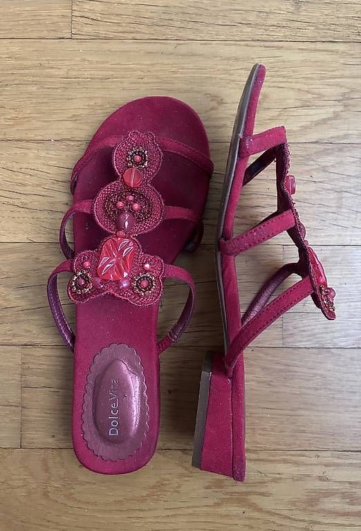 Damenschuhe: Dolce Vita Red Sandals – Gebraucht aus Genève von mar_f82s 1