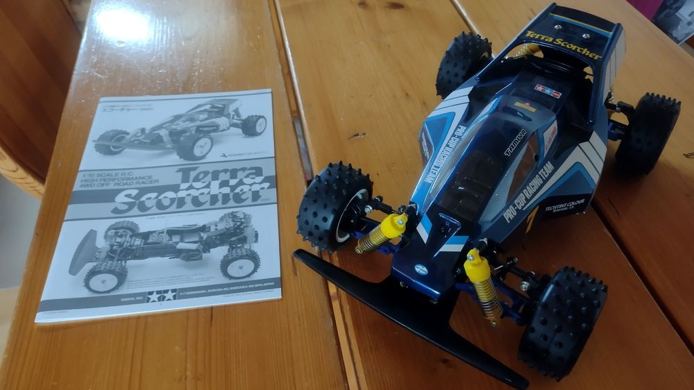 Yeah Racing Supporto Ammortizzatori Anteriore In Alluminio BLU X Tamiya TA01, TA02 - [TA01-008BU - Foto 2