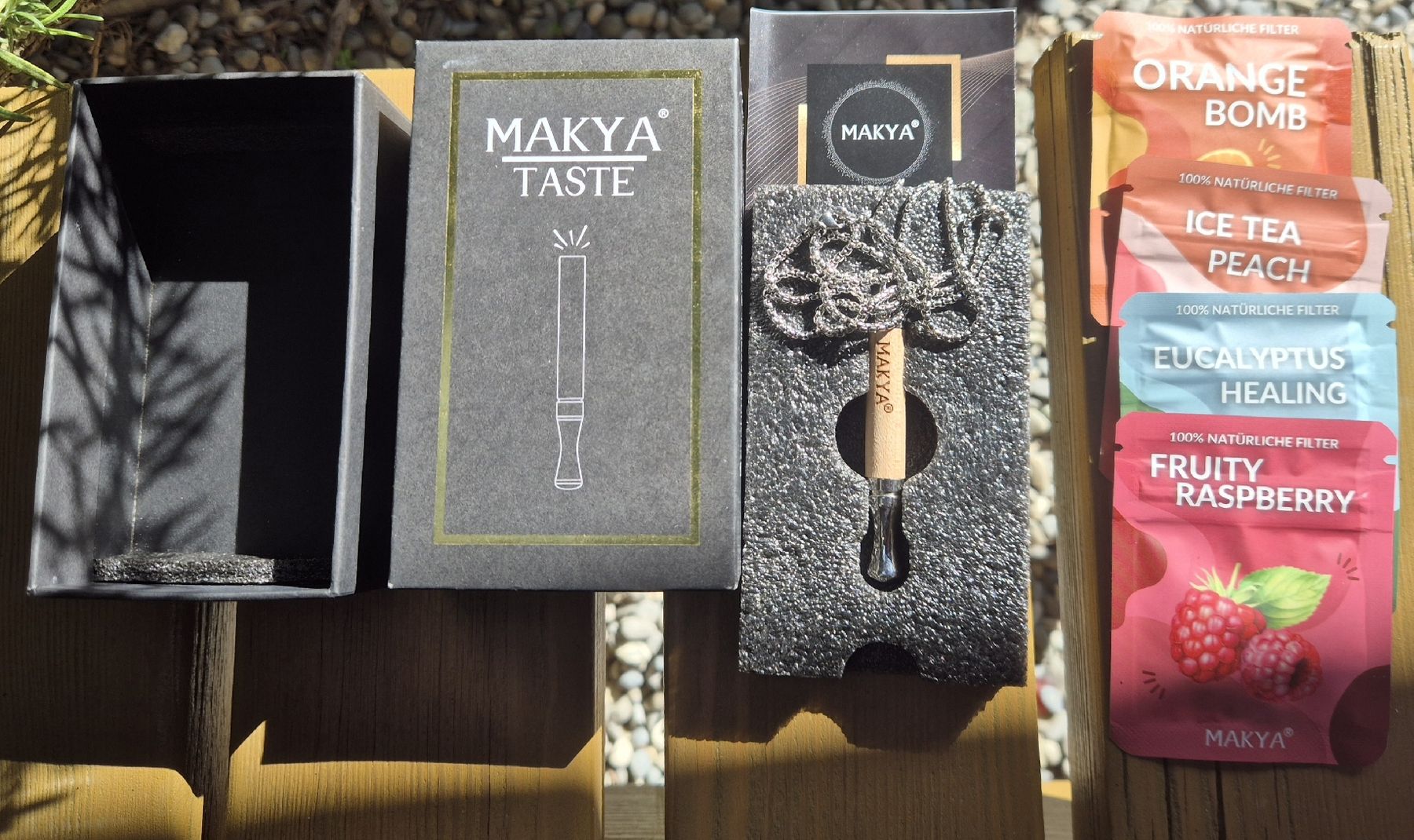 Diffusori di oli essenziali: Makya Taste Aroma Diffuser Set mit Filtern. – Usato da Halten venduto da GiMu.84
