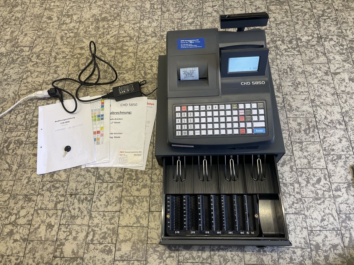 Registratore di cassa: Kasse Kassensystem Bargeld CHD  – Usato da Uster venduto da ultima720gtr