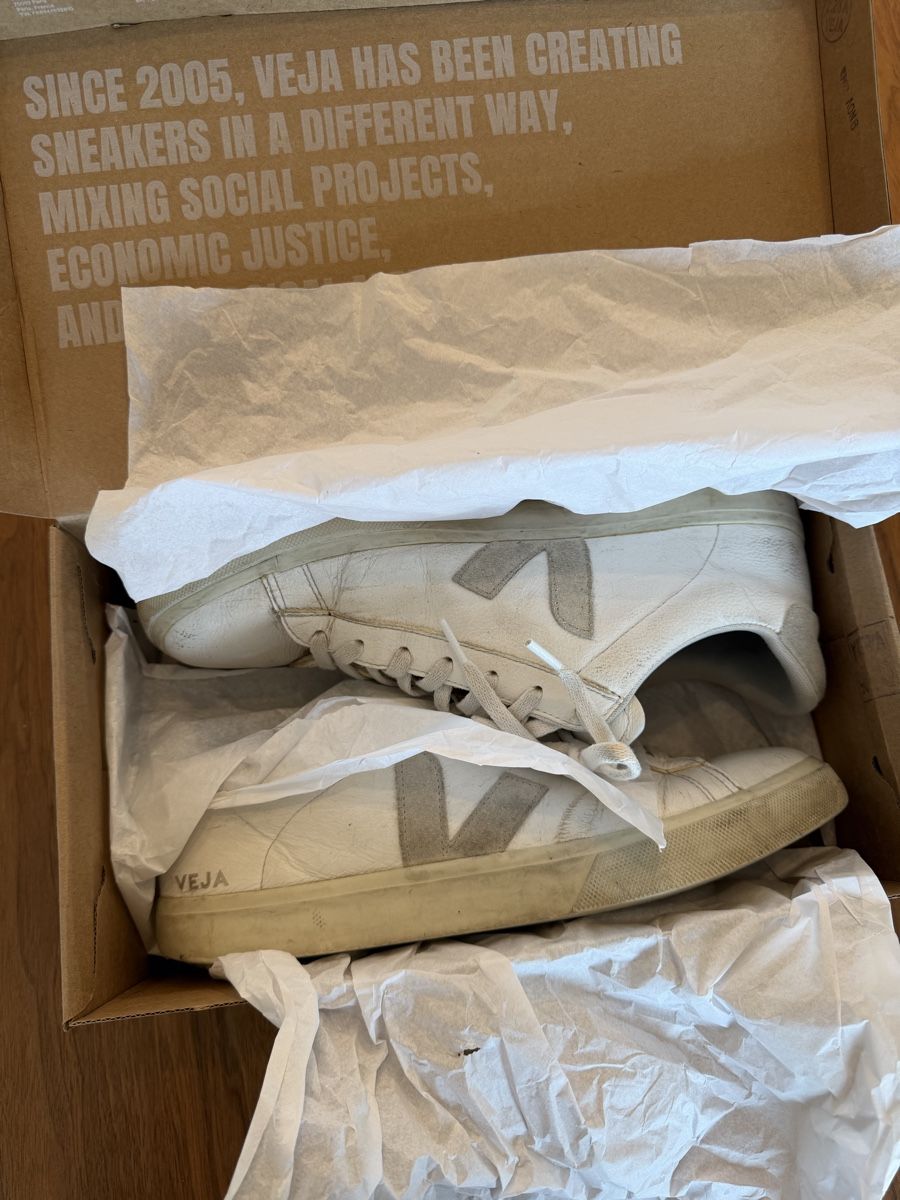 Veja Scarpe da uomo: VEJA Campo Sneaker Weiss Grau Gr. 46 – Usato da Zürich venduto da blancali 9