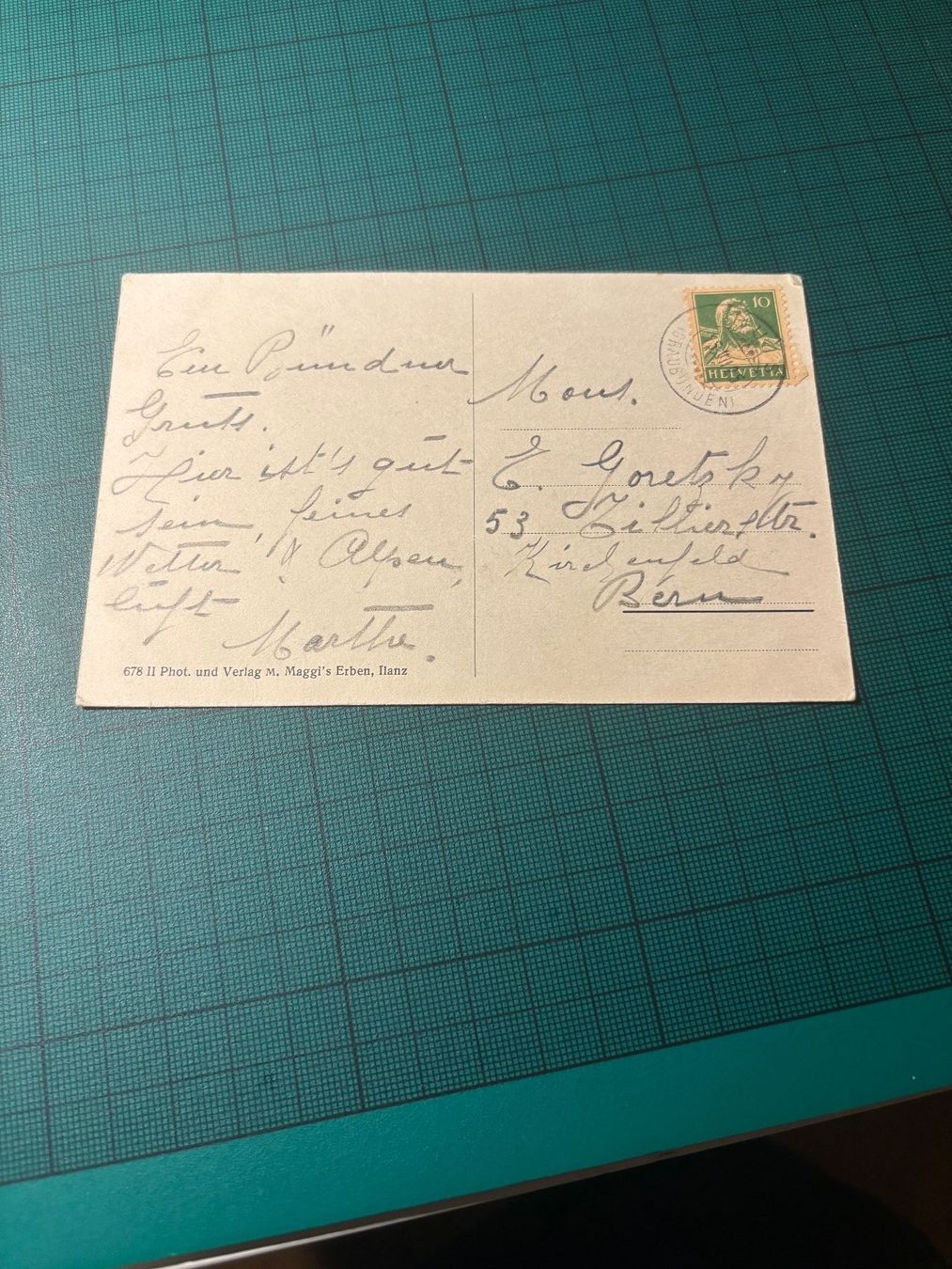 Cartes postales: AK RUIS GR. 1925. – D'occasion à Utzenstorf par Rose0303 2