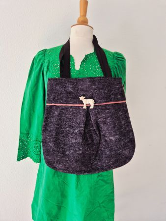 TASCHE UNIKAT BAG SAGENHAFT MIT SCHAF HANDMADE SHOPPER TOP