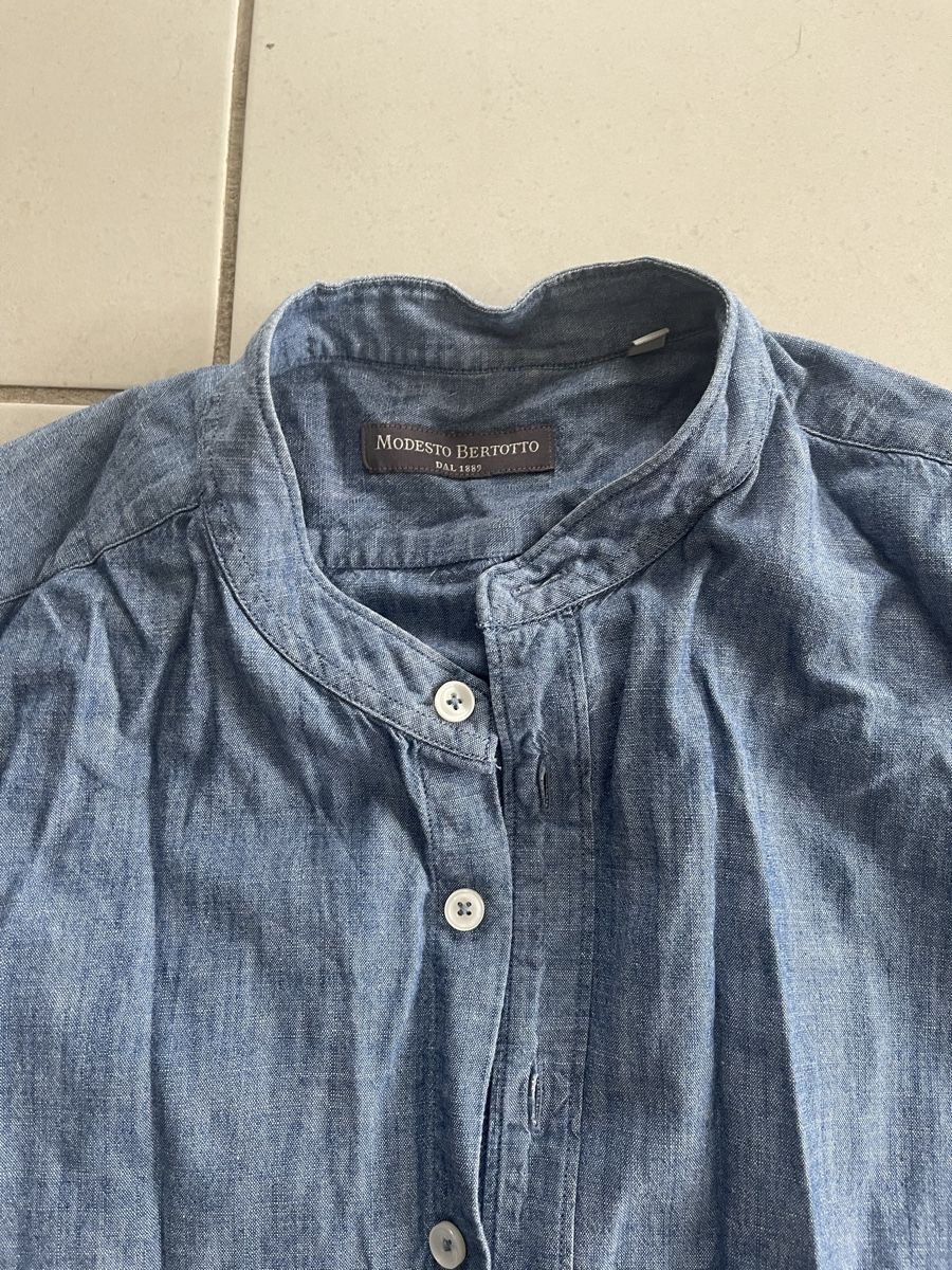 Camicie: Jeans Optik Hemd Modesto Bertotto 16/41 – Usato da Bassersdorf venduto da Sandy456 2