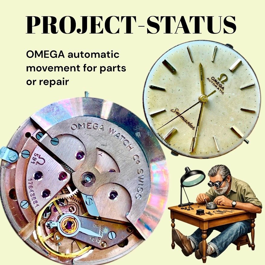 Omega Montres: OMEGA automatic Uhrwerk ungeprüft – Défectueux à lyss par Uhrenparadies