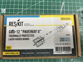 Modellbausatz Reskit GBU-12 Paveway II Massstab 1:32 neu
