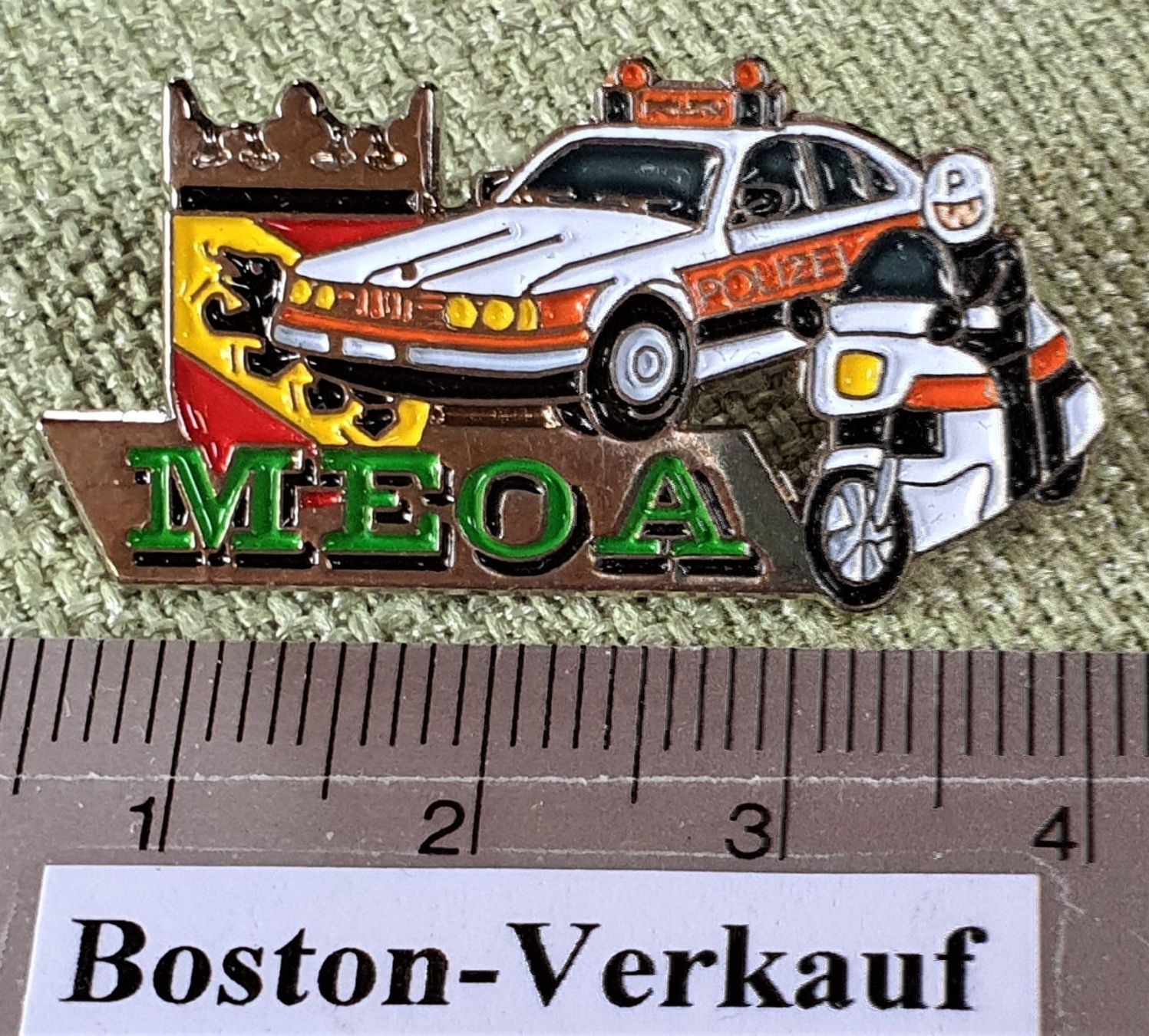 Placchette & Badge: D699 - Pin Berner Polizei MEOA Motorrad – Usato da Reinach BL venduto da Boston-Verkauf 1
