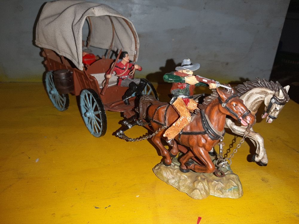 chariot western Elastolin 5