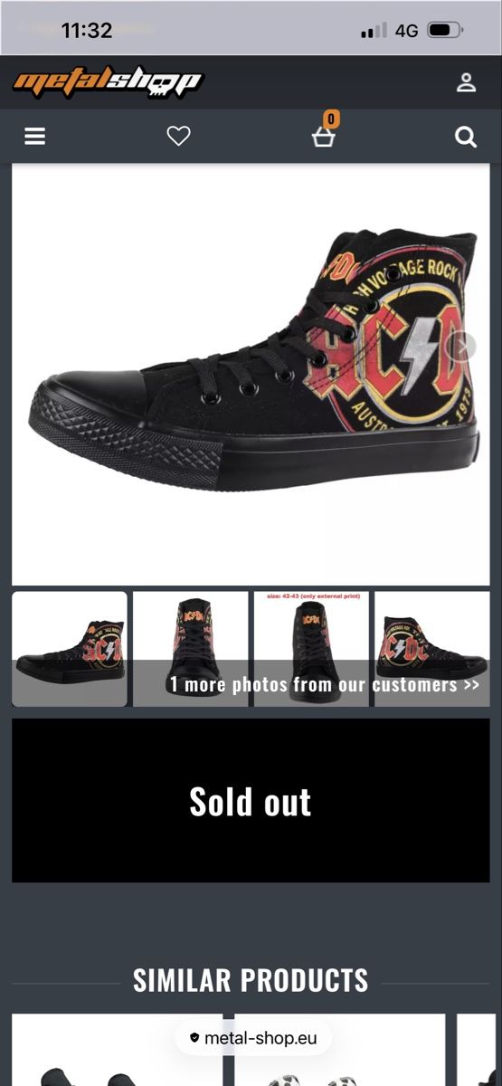 Chaussures hommes: Sneakers  AC / DC – Neuf (Voir description) à Arboldswil par CJDA 5