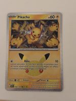 Carte Pokémon PIKACHU 22 30ans fr