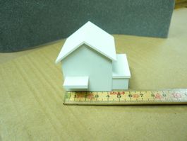 HAUS 1:200 PASSEND ZU SPUR N ODER Z WEISSE ROHLINGE AUS MDF