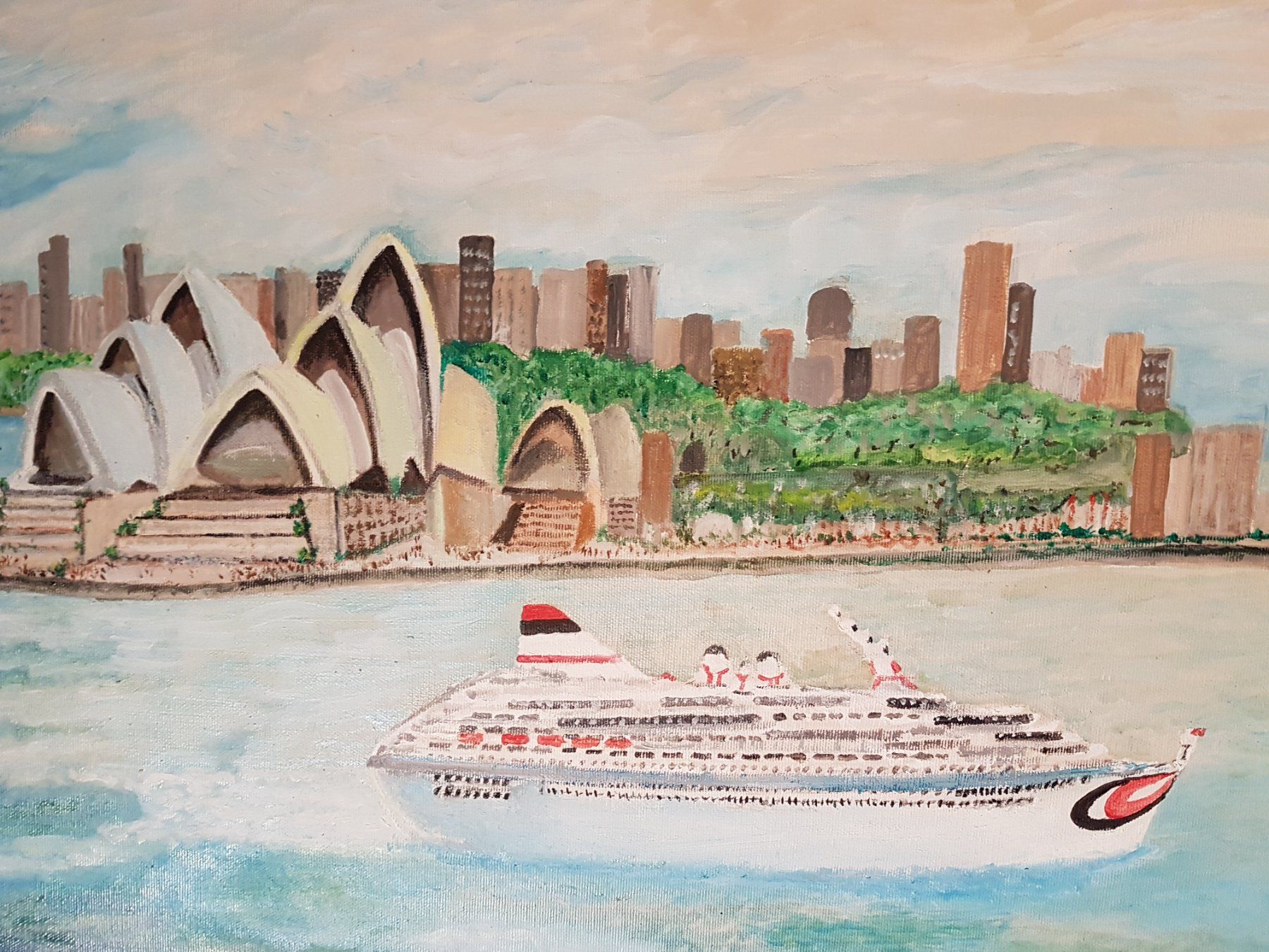 Gemälde: Sydney Opera House Signed A.B. 2011 – Gebraucht aus Glattbrugg von casabelavista 4