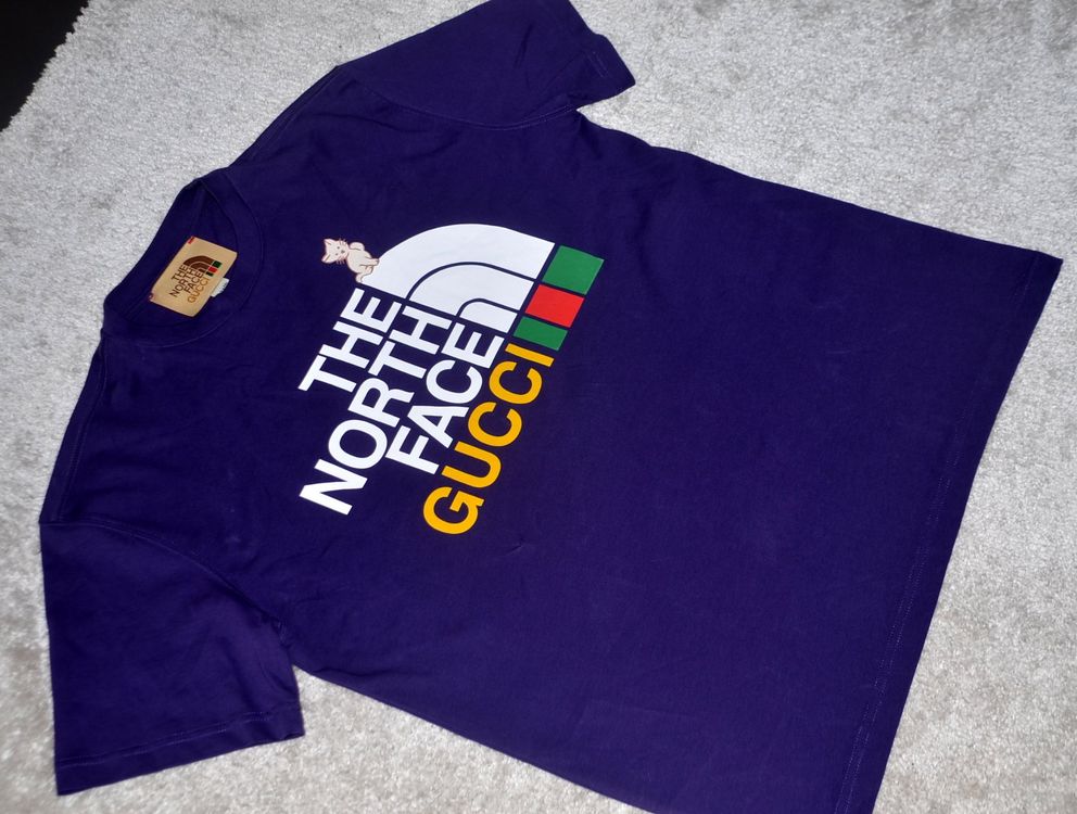 T-Shirt The North Face x Gucci .M / L (Gebraucht) in