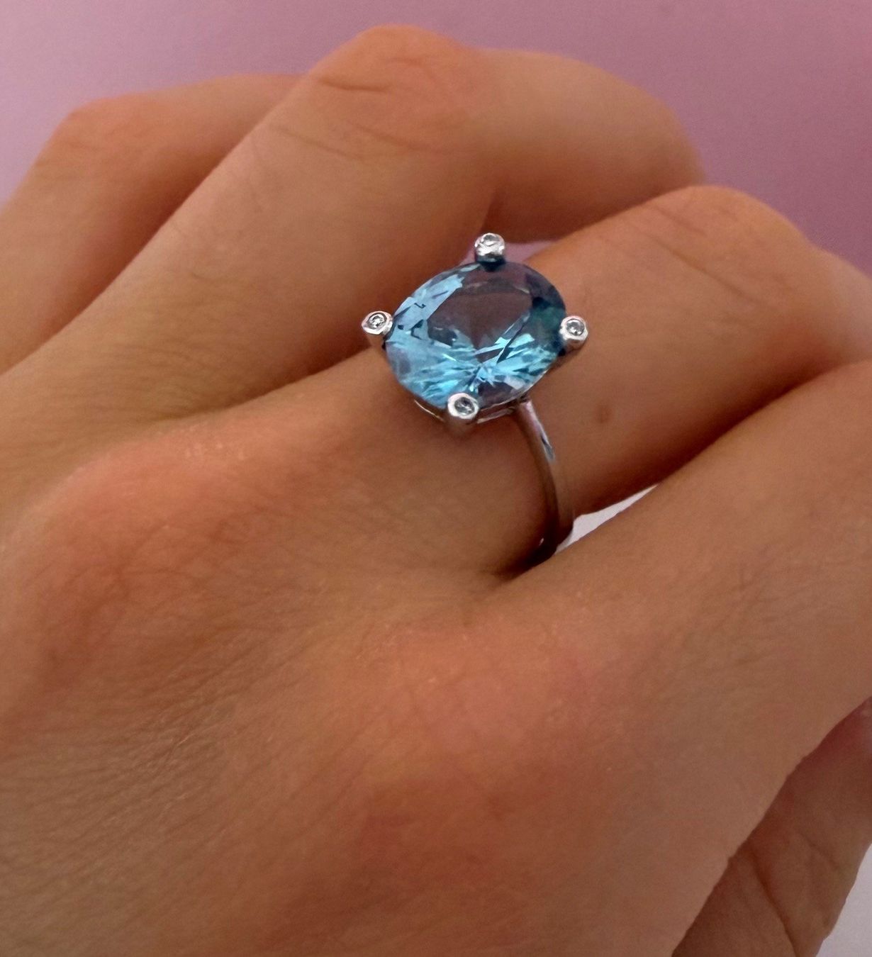 Ringe: Aquamarin-Ring S925 – Gebraucht aus Muri AG von sabri_25 2