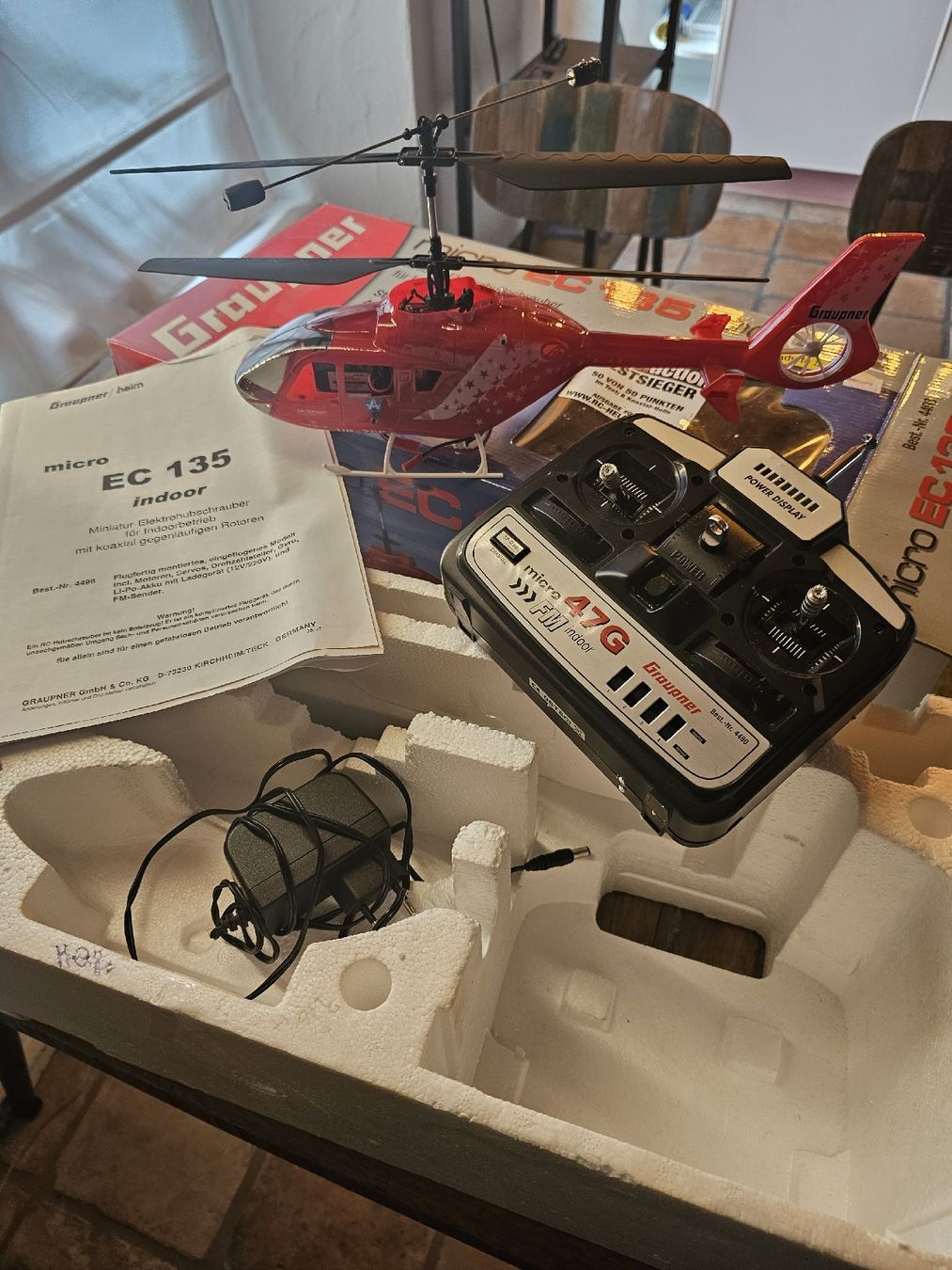 Modellismo RC: Graupner EC 135 Miniatur Helikopter – Nuovo e nell'imballaggio originale da Meisterschwanden venduto da Luluku 1