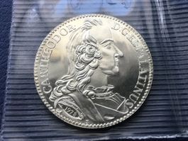 Silbermedaille, nachprägt, Iohan,Carl Theodor DG. 15.65 Gr.
