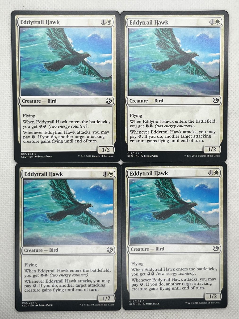Magic The Gathering Carte collezionabili: 4x Eddytrail Hawk Magic Karte KLD C 012/264 – Usato da Hinterkappelen venduto da Kim1992
