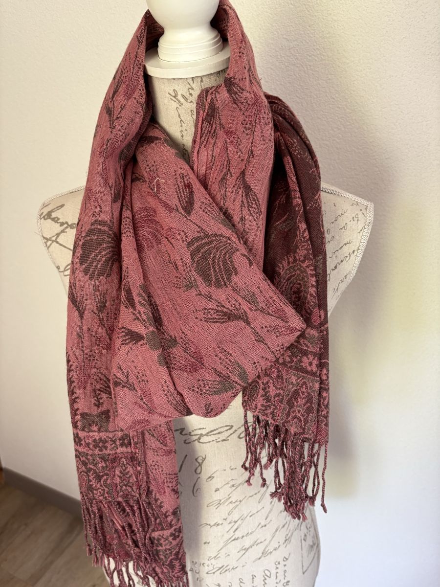 Foulards, Tücher & Schals: Écharpe, vintage , réversible  - 190x80cm – Gebraucht aus Zweisimmen von Domii