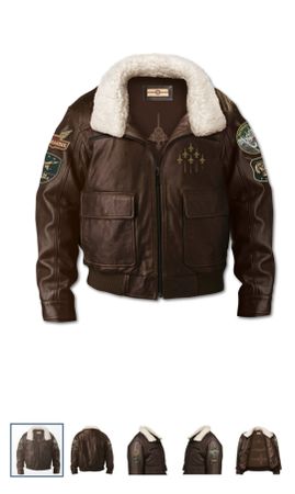Lederjacke "Patrouille Suisse" Bradford Exchange Grösse L