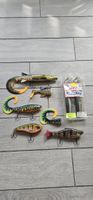 leurres big bait brochet,savage gear,rapala, westin,sawamura
