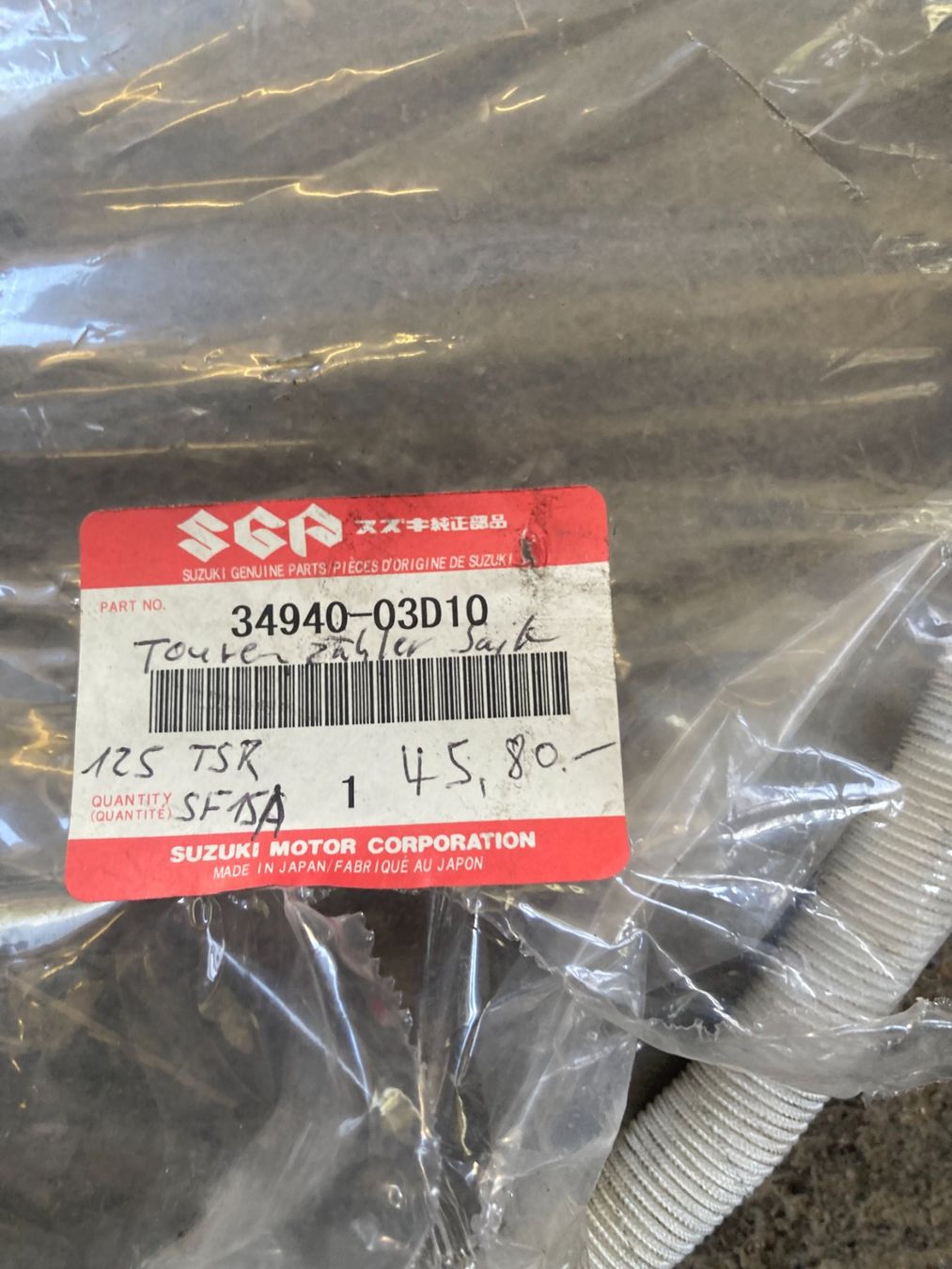 Suzuki Tutti i ricambio per moto: Suzuki TS 125 – Nuovo e nell'imballaggio originale da Filzbach venduto da Sugi7 1