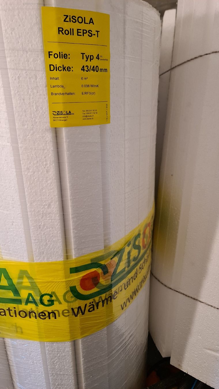 Materiale di riempimento: Bodendämmung ZiSOLA Roll EPS-T – Usato da Herbetswil venduto da natii94