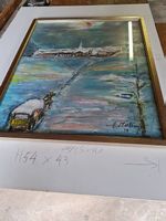 Quadro ,pittura a olio , con firma 1978 .
