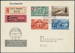 1945 - Pro Patria - Ersttagsbrief FDC ET